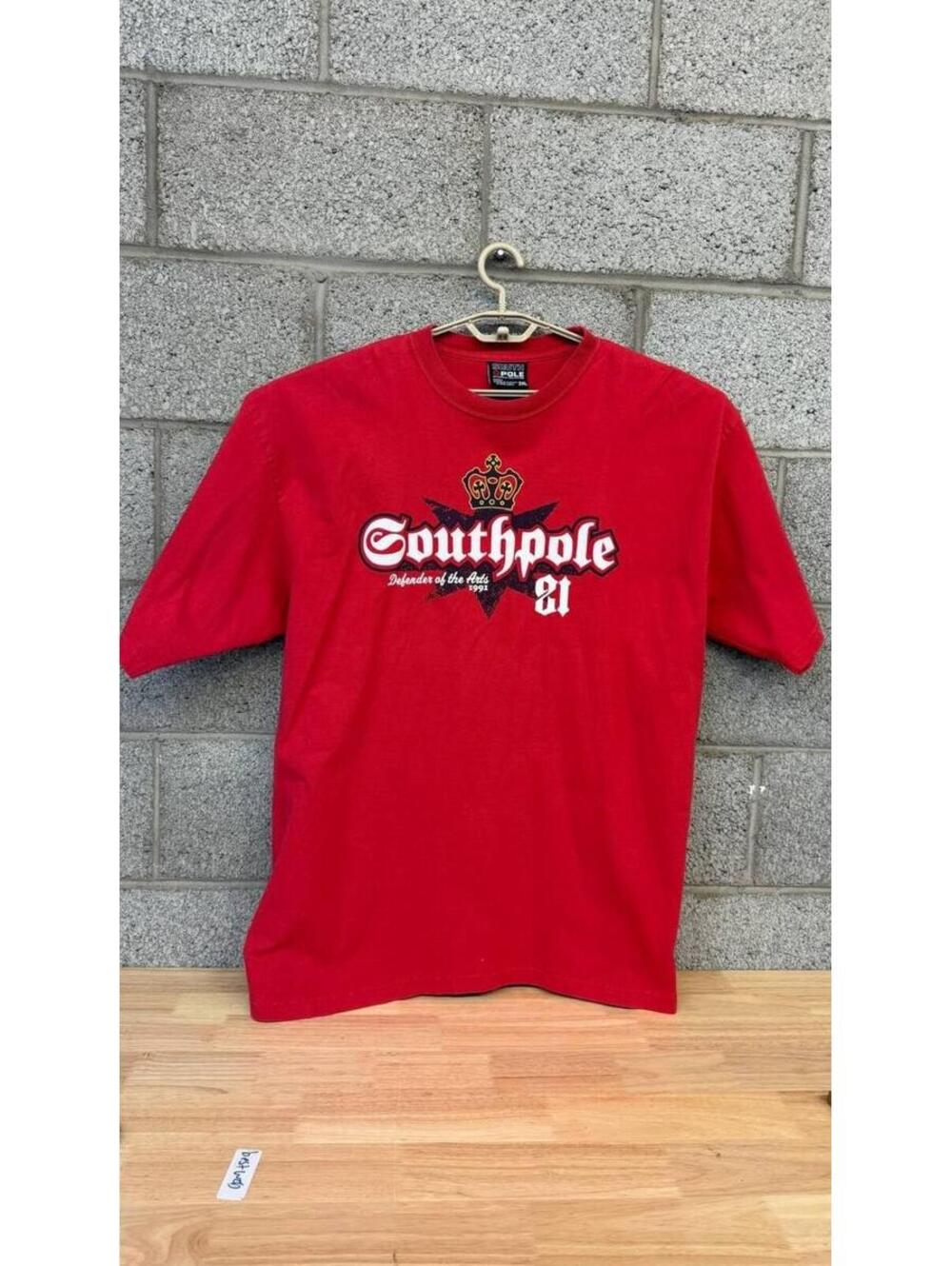 Y2K Southpole 2000s Red T-Shirt Mens 2XL Hip Hop